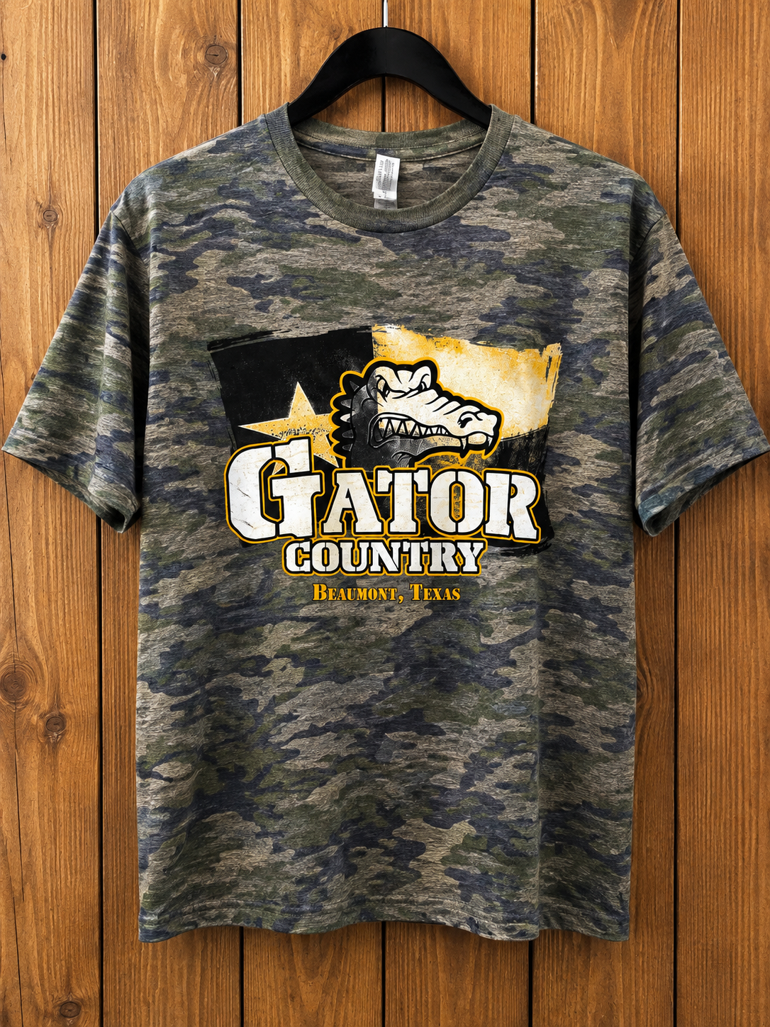 Gator Country Texas Flag T-Stirt